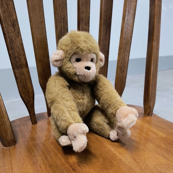 Gund Monk Kees Monkey Brown Soft Plushie Kids Toy Size 8" - Picture 1 of 5